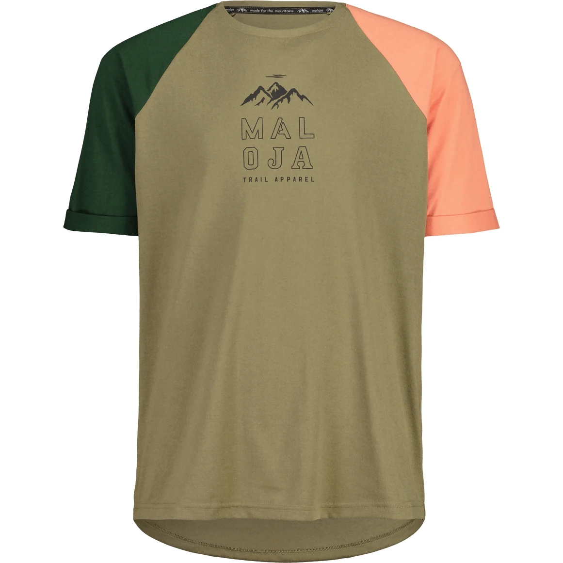 Maloja AnderterM. Enduro T-Shirt - Oak Multi 8762 1 Maloja AnderterM. Enduro T-Shirt - Oak Multi 8762