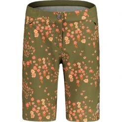 Maloja AnemonaM. Printed Short Dames - Moss Petite Fleur 8639
