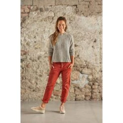 Maloja BeppinaM. Garment Dye Damesbroek - Kort - Warm Grey 8829 -Maloja maloja beppinam 1529889