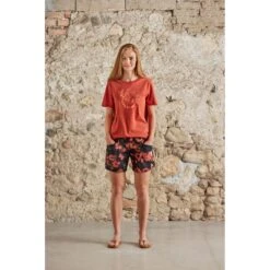 Maloja BergiselM. Dames Biologische Katoen Shorts - Midnight Primrose 8745 -Maloja maloja bergiselm 1412336