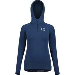 Maloja 7 Maloja BlaumeiseM. Nordic Freeknit Shirt Met Lange Mouwen Dames - Midnight 8581