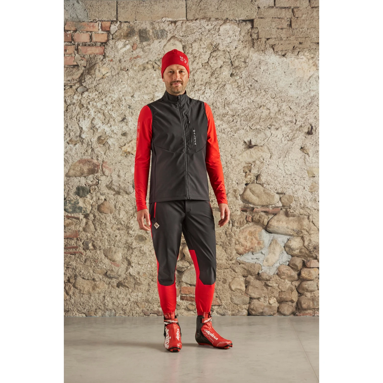 Maloja ChristensteinM. Nordic Hybrid Softshell Vest - Midnight 8581 3 Maloja ChristensteinM. Nordic Hybrid Softshell Vest - Midnight 8581 - Afbeelding 3