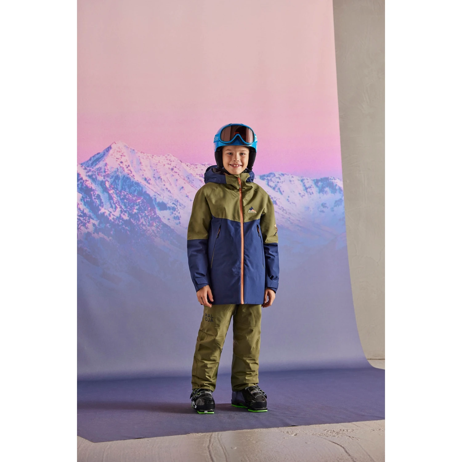 Maloja BuntspechtB. Kids' Alpine Insulated Jacket - Squirrel 8451 3 Maloja BuntspechtB. Kids' Alpine Insulated Jacket - Squirrel 8451 - Afbeelding 3