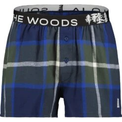 Maloja CaldaroM. Flanell Boxershort - Midnight Multi 8618