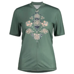 Maloja CurunaM. All Mountain 1/2 Fietsshirt Met Korte Mouwen Dames - Cypress 8330