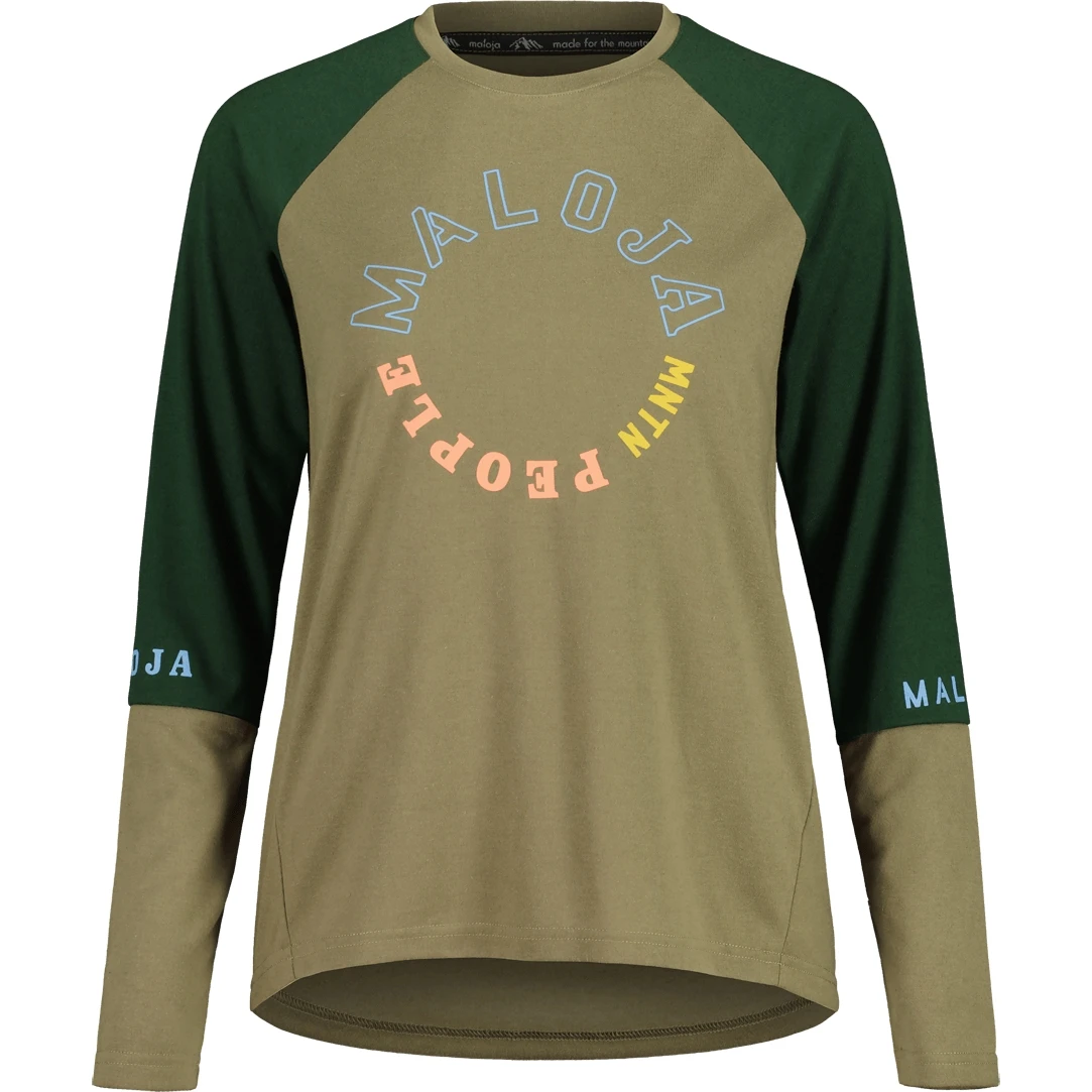 Maloja DiamondM. Enduro Dames Shirt Met Lange Mouwen - Oak Multi 8762 1 Maloja DiamondM. Enduro Dames Shirt Met Lange Mouwen - Oak Multi 8762