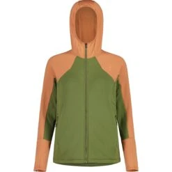 Maloja DuronM. Mountain Fleece Jas Dames - Moss Multi 0562
