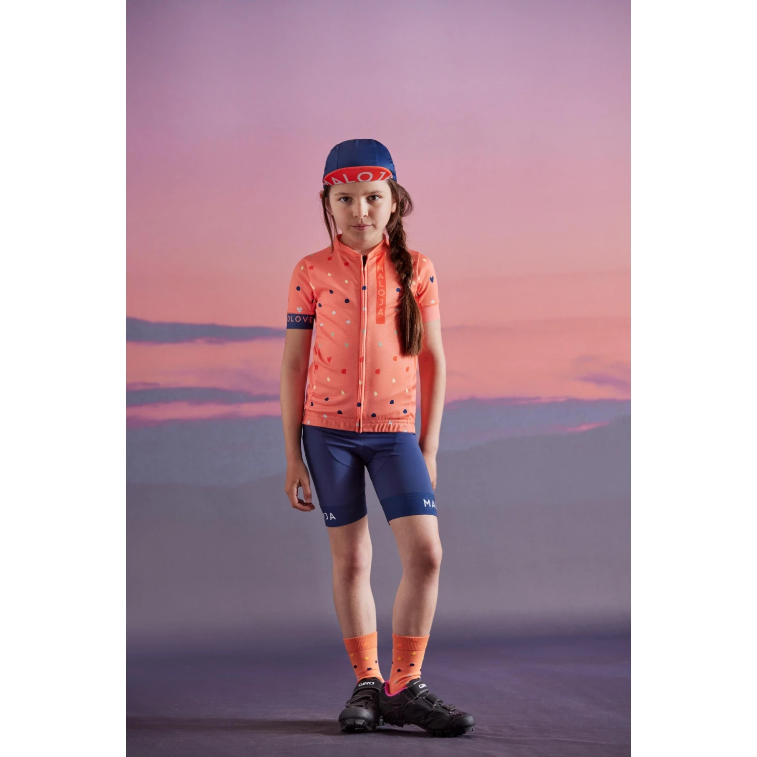 Maloja ErinariaG. Kinder-Fietsshirt - Pastel Glow 8642 3 Maloja ErinariaG. Kinder-Fietsshirt - Pastel Glow 8642 - Afbeelding 3