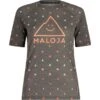 Maloja FondoM. Shirt Met Korte Mouwen Dames - Moonless Dot 8625