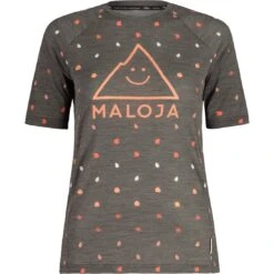 Maloja FondoM. Shirt Met Korte Mouwen Dames - Moonless Dot 8625