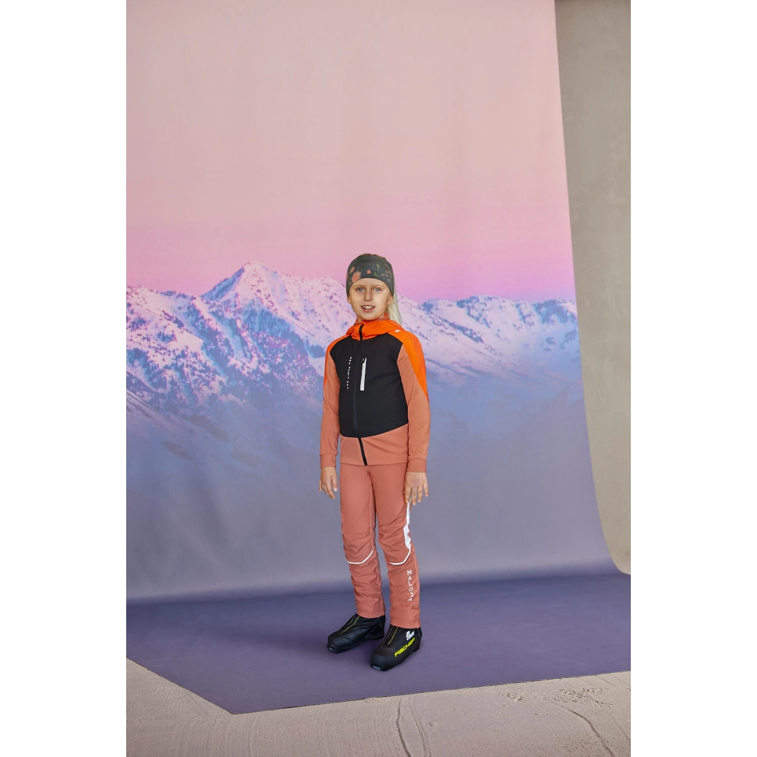 Maloja FrostspannerU. Nordic Hybride Softshell-Broek Kinder - Moonless 0817 3 Maloja FrostspannerU. Nordic Hybride Softshell-Broek Kinder - Moonless 0817 - Afbeelding 3