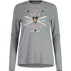 Maloja GrauschnepperM. Traceable BioRe Shirt Met Lange Mouwen Dames - Grey Melange 0114