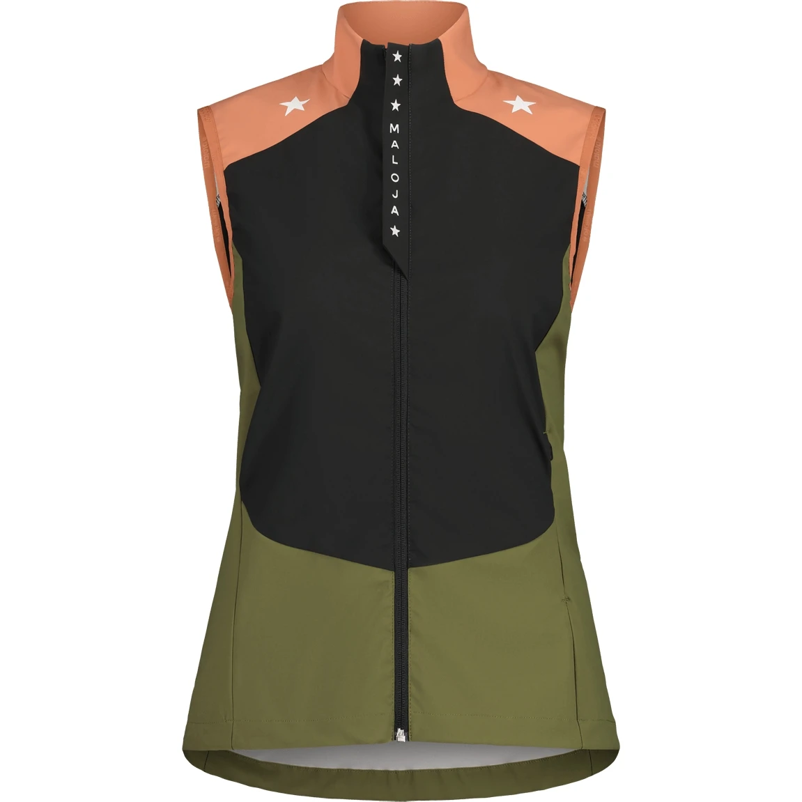 Maloja GrünfinkM. Nordic Hybrid Dames Softshell Vest - Moonless Multi 0821 1 Maloja GrünfinkM. Nordic Hybrid Dames Softshell Vest - Moonless Multi 0821