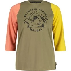 Maloja HimbeereM. Enduro Dames 3/4 Shirt - Oak Multi 8762