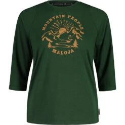 Maloja HimbeereM. Enduro Dames 3/4 Shirt - Fir 8673