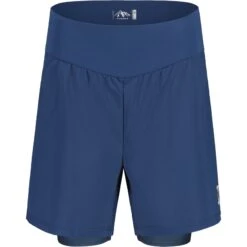 Maloja ImmenblattM. Dames Dubbele Fietsshorts - Midnight 8581
