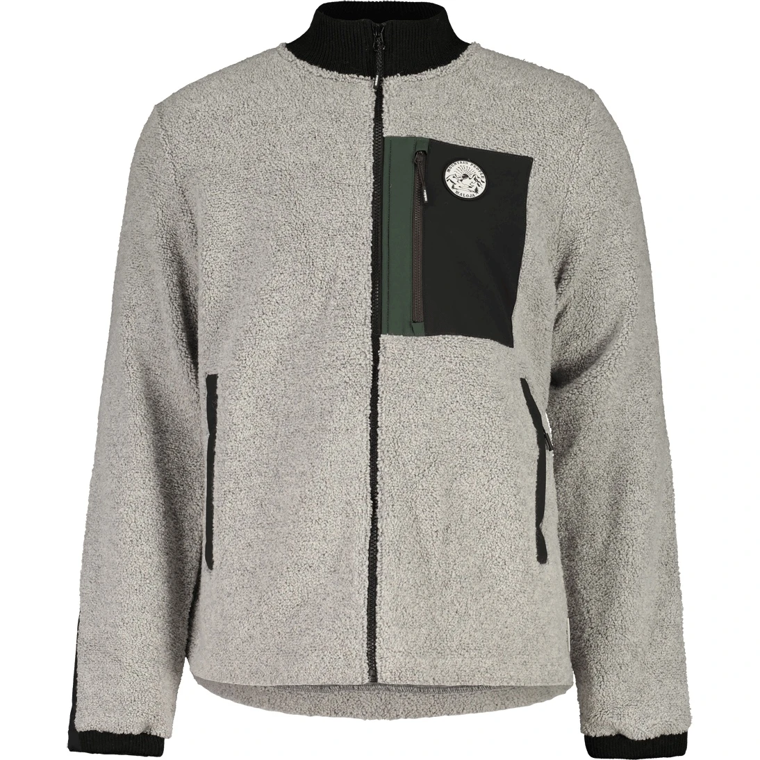 Maloja JehleM. Mountain Fleece Jas - Grey Melange 0114 1 Maloja JehleM. Mountain Fleece Jas - Grey Melange 0114