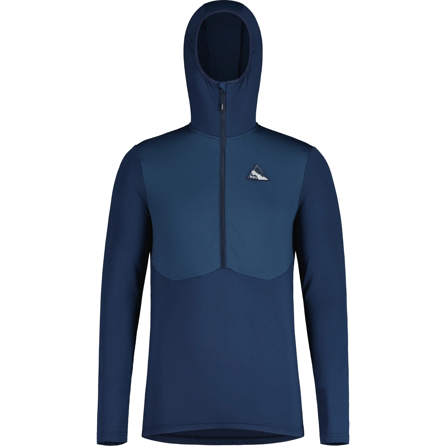 Maloja KalternM. Mountain Midlayer Hybrid Shirt Met Lange Mouwen - Midnight 8581 1 Maloja KalternM. Mountain Midlayer Hybrid Shirt Met Lange Mouwen - Midnight 8581