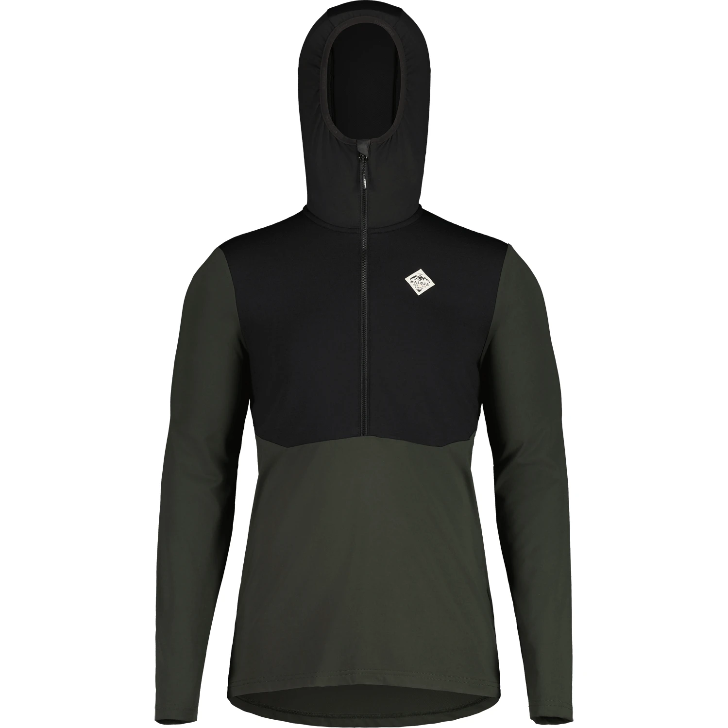 Maloja KalternM. Mountain Midlayer Hybrid Shirt Met Lange Mouwen - Moonless Multi 0821 1 Maloja KalternM. Mountain Midlayer Hybrid Shirt Met Lange Mouwen - Moonless Multi 0821