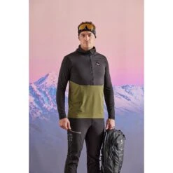 Maloja KalternM. Mountain Midlayer Hybrid Shirt Met Lange Mouwen - Midnight 8581 5 Maloja KalternM. Mountain Midlayer Hybrid Shirt Met Lange Mouwen - Midnight 8581 -Maloja maloja kalternm mountain midlayer hybrid shirt moss multi 0562 1 1299183 2