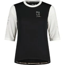 Maloja KastanieM. Dames-Fietsshirt - Moonless 0817