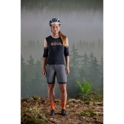 Maloja KastanieM. Dames-Fietsshirt - Grey Melange 7096 -Maloja maloja kastaniem 954843