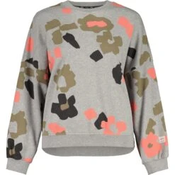 Maloja LauenaM. Organic Sweatshirt Dames - Grey Melange Primrose 8808