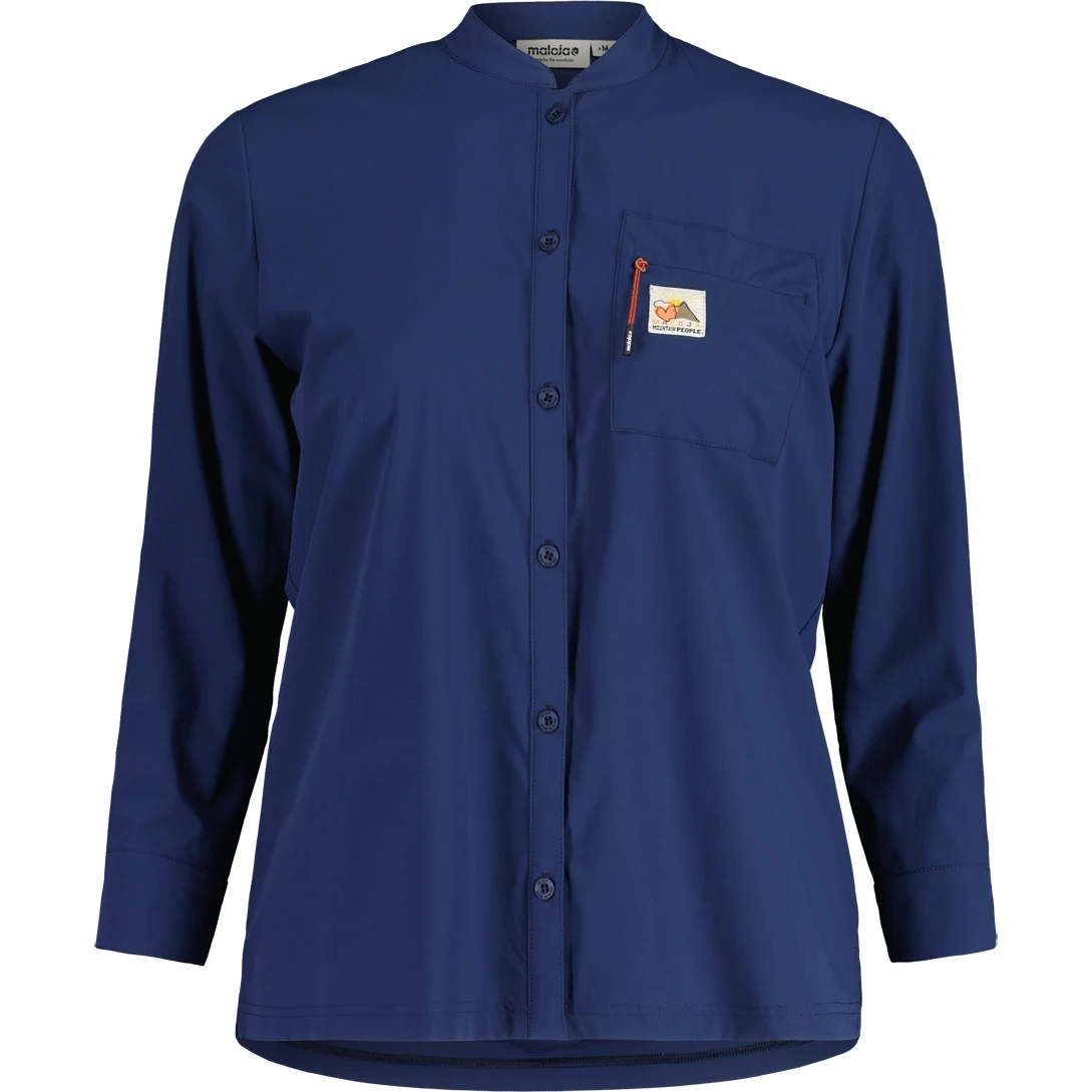 Maloja LindaM. Mountain Dames Blouse - Midnight 8581 1 Maloja LindaM. Mountain Dames Blouse - Midnight 8581