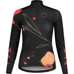 Maloja LohblüteM. Nordic Race Aero Shirt Met Lange Mouwen Dames - Moonless Alpflower 8749