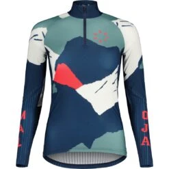 Maloja LohblüteM. Nordic Race Aero Shirt Met Lange Mouwen Dames - Midnight Mountain Glow 8809