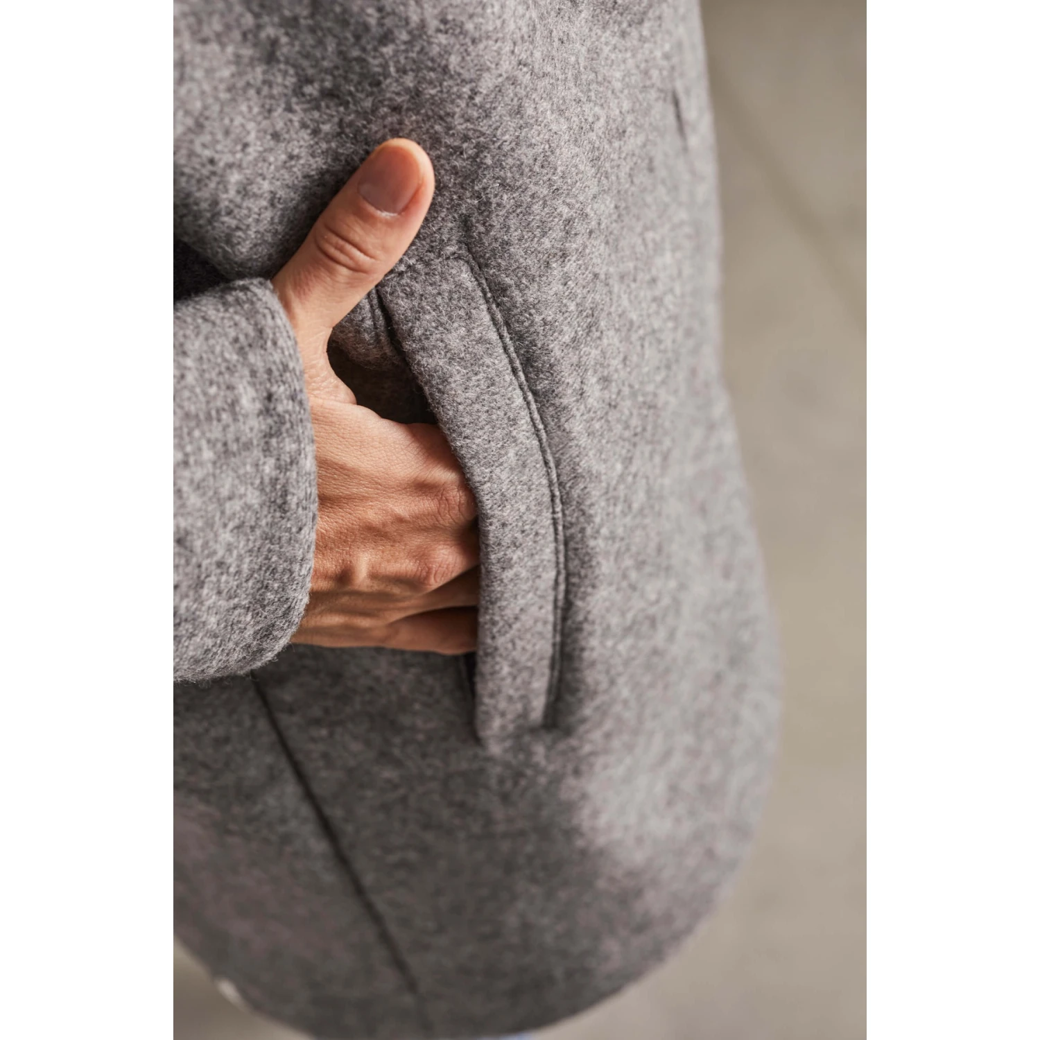 Maloja LupiciaM. Alpine Wollen Jas Dames - Grey Melange 0114 7 Maloja LupiciaM. Alpine Wollen Jas Dames - Grey Melange 0114 - Afbeelding 7