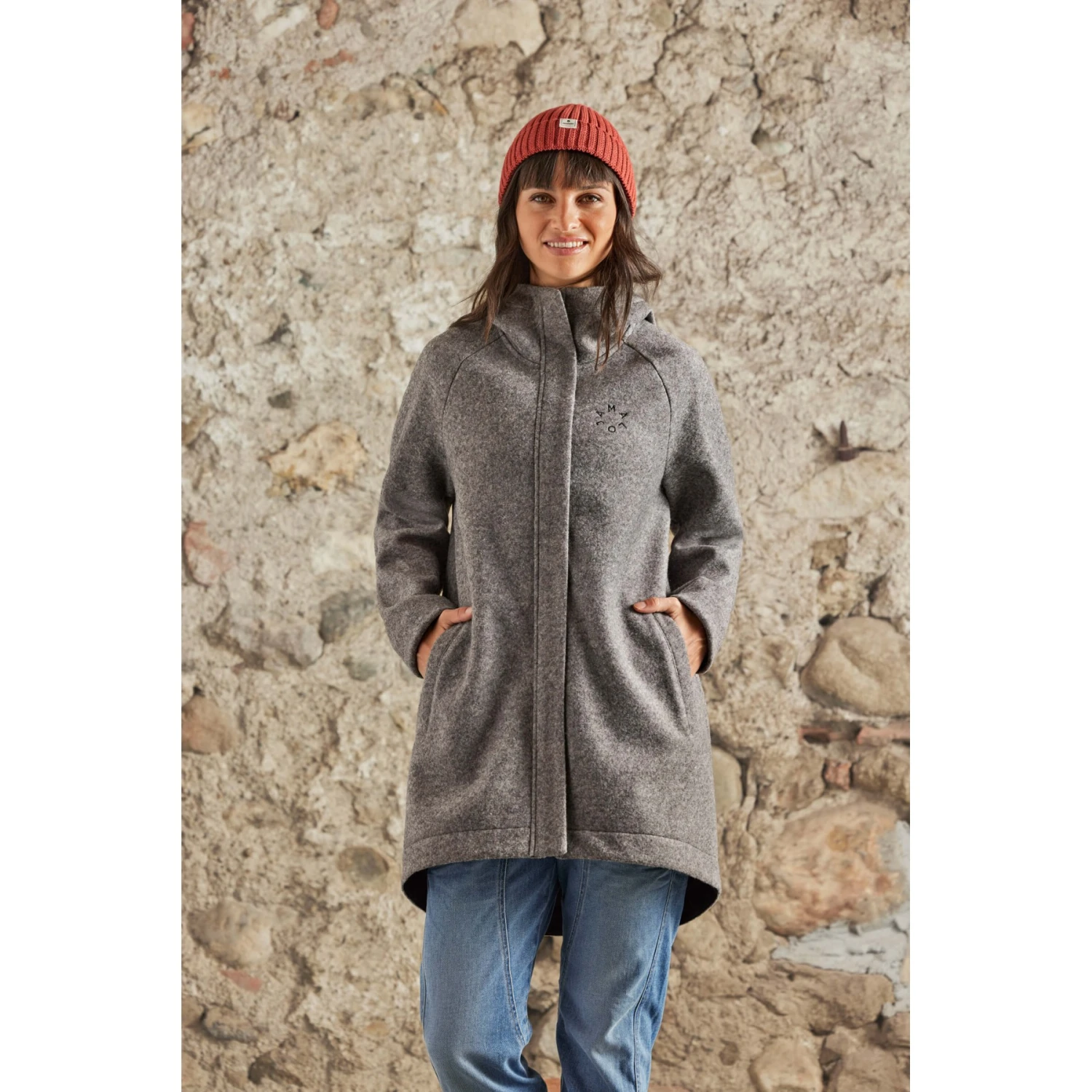 Maloja LupiciaM. Alpine Wollen Jas Dames - Grey Melange 0114 3 Maloja LupiciaM. Alpine Wollen Jas Dames - Grey Melange 0114 - Afbeelding 3