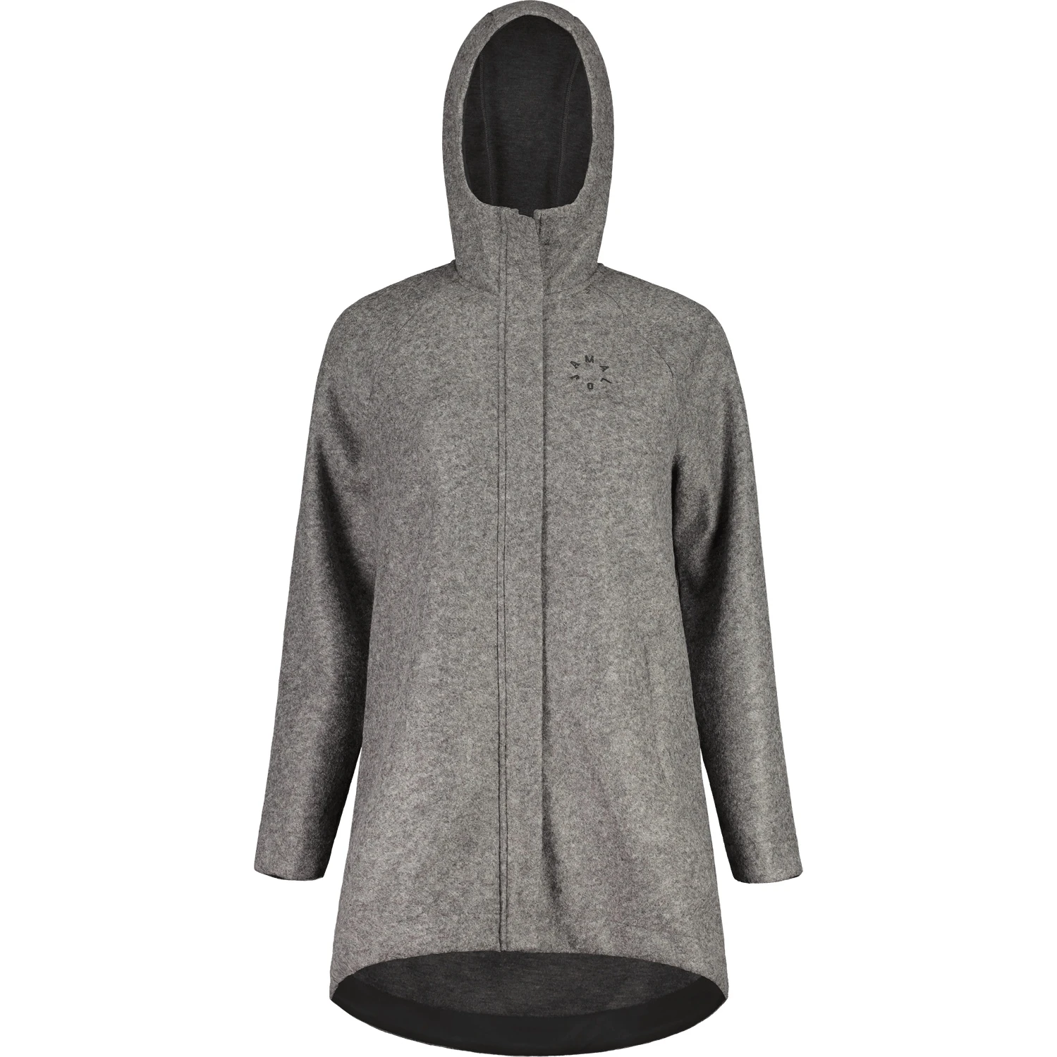 Maloja LupiciaM. Alpine Wollen Jas Dames - Grey Melange 0114 1 Maloja LupiciaM. Alpine Wollen Jas Dames - Grey Melange 0114