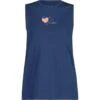 Maloja MangartM. Wood Cotton Dames Tanktop - Midnight 8581