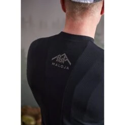 Maloja MannstreuM. 1/2 Fietsshirt Met Korte Mouwen - Stone 0119 -Maloja maloja mannstreum 964466