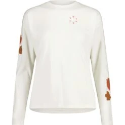 Maloja MizniM. Traceable BioRe Dames Shirt Met Lange Mouwen - Glacier Milk 8585