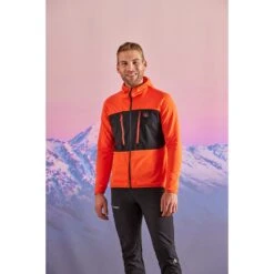 Maloja MoosM. Mountain Fleece Hybrid Jas - Deep Sunset 8669 -Maloja maloja moosm 1306164