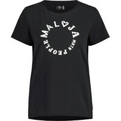 Maloja NavisM. Traceable BioRe Dames T-Shirt - Moonless 0817