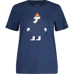 Maloja NomiM. Organic Cotton T-Shirt Dames - Midnight 8581