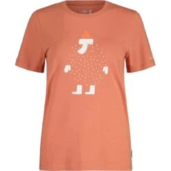 Maloja NomiM. Organic Cotton T-Shirt Dames - Rosewood 8583