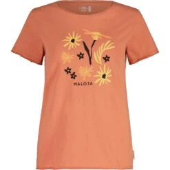 Maloja PadolaM. Traceable BioRe Dames T-Shirt - Rosewood 8583