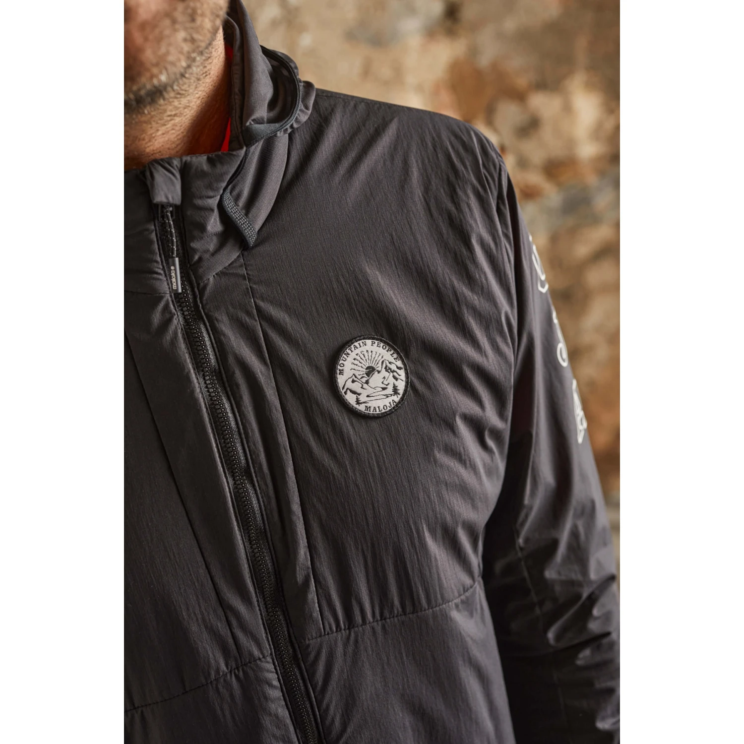 Maloja ParsM. Ski Touring Hybride Jas - Chocolate Multi 8785 6 Maloja ParsM. Ski Touring Hybride Jas - Chocolate Multi 8785 - Afbeelding 6