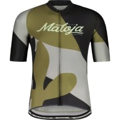 Maloja PaternkofelM. Fietsshirt Met Korte Mouwen - Moss Leaves 8636