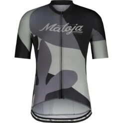Maloja PaternkofelM. Fietsshirt Met Korte Mouwen - Moonless Leaves 8630