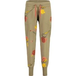 Maloja PianaM. Dames Biologische Katoen Joggingbroek - Oak Alpflower 8759