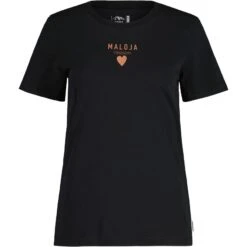 Maloja PlanbellM. Organic Cotton T-Shirt Dames - Moonless 0817