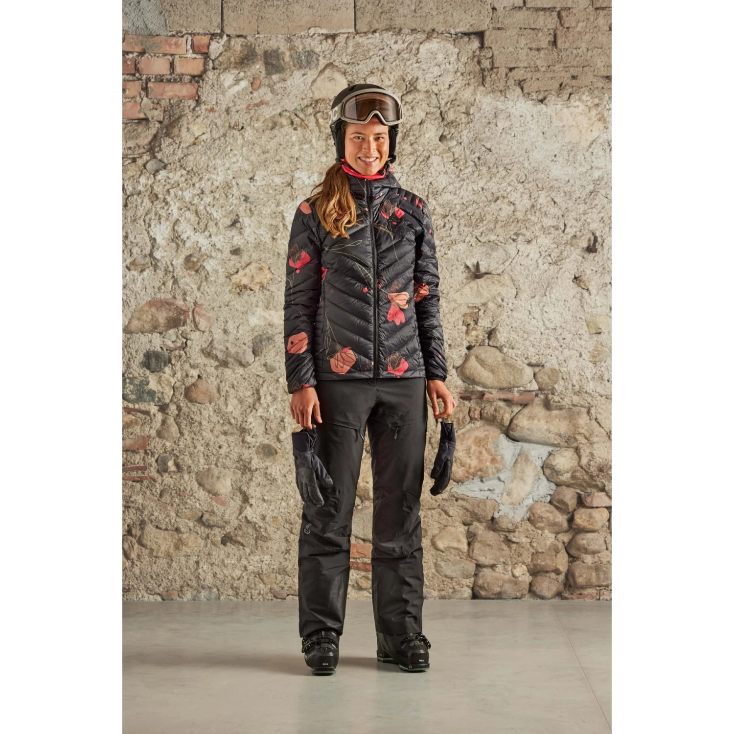 Maloja RehM. Light Mountaineering ReDown Dames Jas - Bright Cobalt Dotgrid 8779 3 Maloja RehM. Light Mountaineering ReDown Dames Jas - Bright Cobalt Dotgrid 8779 - Afbeelding 3