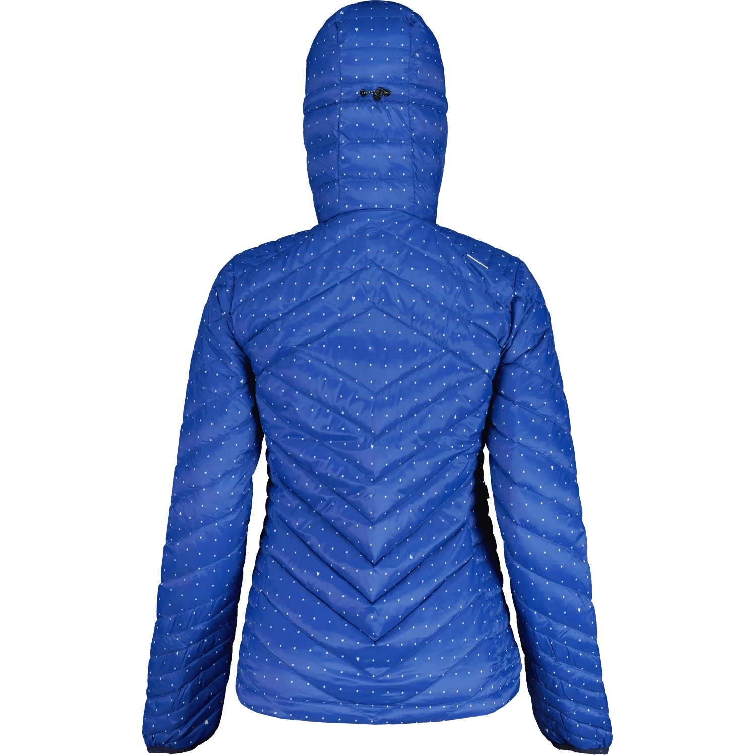 Maloja RehM. Light Mountaineering ReDown Dames Jas - Bright Cobalt Dotgrid 8779 2 Maloja RehM. Light Mountaineering ReDown Dames Jas - Bright Cobalt Dotgrid 8779 - Afbeelding 2