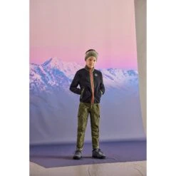 Maloja RevoU. Mountain Fleece Jas Kinder - Moonless 0817 -Maloja maloja revou 1306995