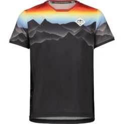 Maloja 36 Maloja RitterspornB. Trail Kinderen T-Shirt - Moonless Multi 0821
